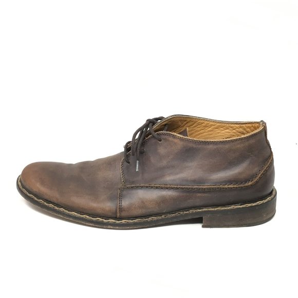 Men\'s John Varvatos Italy Casual Chukka Boots Shoes Size 13 Brown Leather main image 7